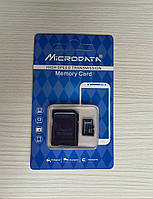 Карта памяти MICRODATA Micro SD 64 GB + Adapter CLASS 10 для телефонов и фотоаппаратов