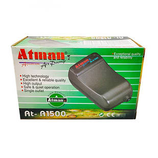 Одноканальний компресор для акваріума Atman АТ-1500