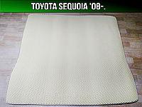 ЄВА килимок в багажник на Toyota Sequoia '08-. EVA Килим багажника Тойота Секвоя