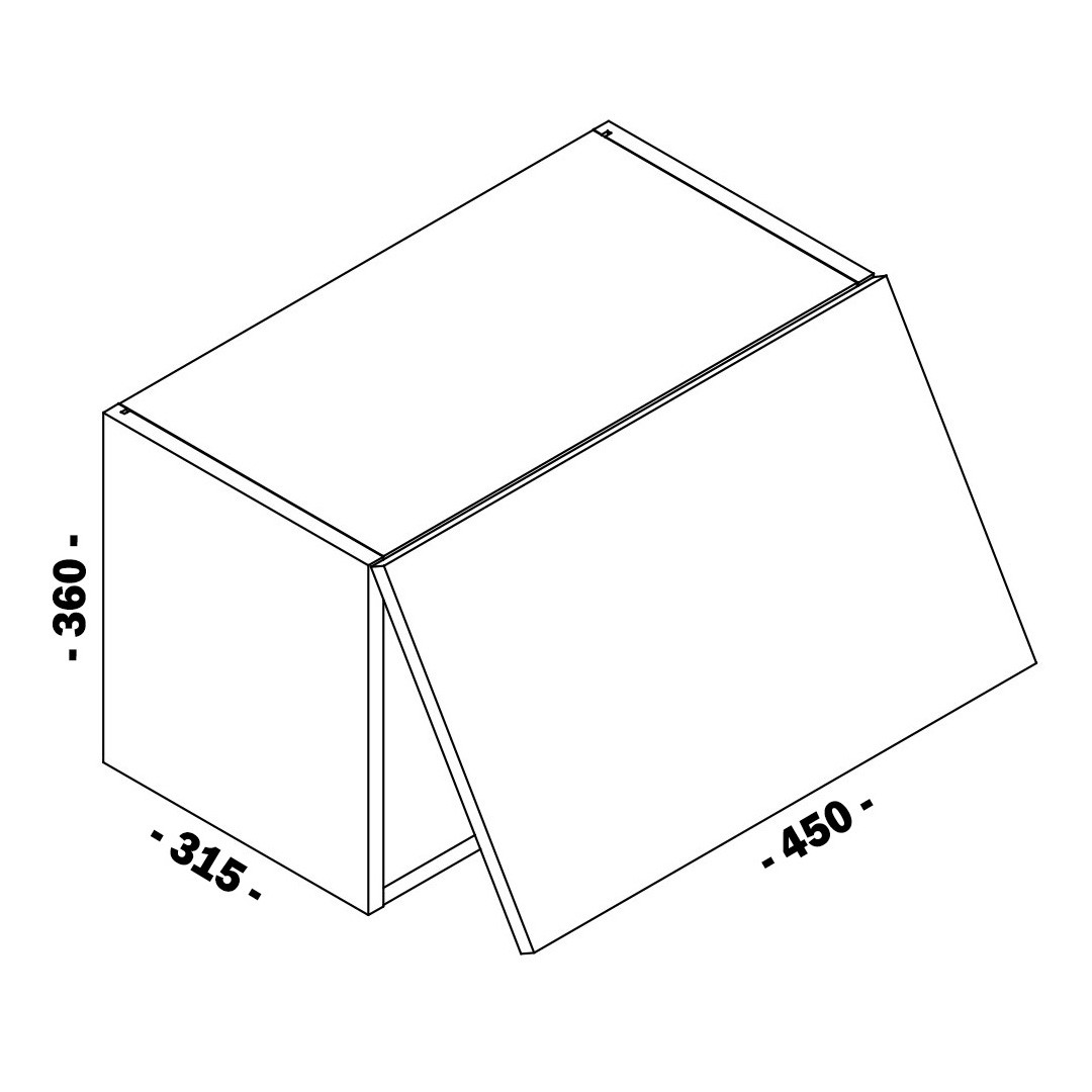 Верхня секція 450 х 360 х 15 (361.BI.027)
