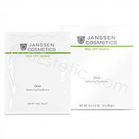 Альгинатная anti-age ультраувлажняющая маска с маслом оливы JANSSEN Phytogen Olive Smoothing 10*30г