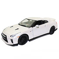 Машинка металева Nissan Gt-R «Bburago» Ніссан білий 8*19*6 см (18-21082), фото 2