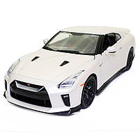 Машинка металева Nissan Gt-R «Bburago» Ніссан білий 8*19*6 см (18-21082), фото 5