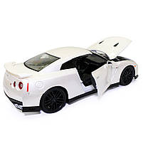 Машинка металева Nissan Gt-R «Bburago» Ніссан білий 8*19*6 см (18-21082), фото 7