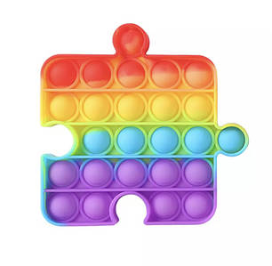 Антистрес іграшка Pop It Пазл пупирка веселка 5008 ID 4140496