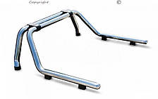 Дуга в кузов MItsubishi L200 2024-... - тип: довгий варіант, колір: серебристий