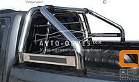 Дуга в кузов Volkswagen Amarok 2016-... -тип: одинарная с защитой кабины