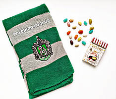 Набір подарунковий боби Гаррі Поттер 34г+ Шарф Harry Potter на вибір: Гриффіндор, Слізерін, Пуффендуй, Когтевран Слізерін