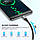 Кабель UGREEN US288 USB-A 2.0 - USB-C Cable Nickel Plating Aluminum Braid 2m Black (60128), фото 4