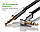 Аудіо кабель UGREEN AV119 3.5mm Male to 3.5mm Male Straight to angle flat Cable 1m (10597), фото 3