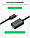 Кабель UGREEN US133 MicroUSB Male to USB-A Female Cable with OTG Nickel Plating15cm(Black) (10396, фото 4