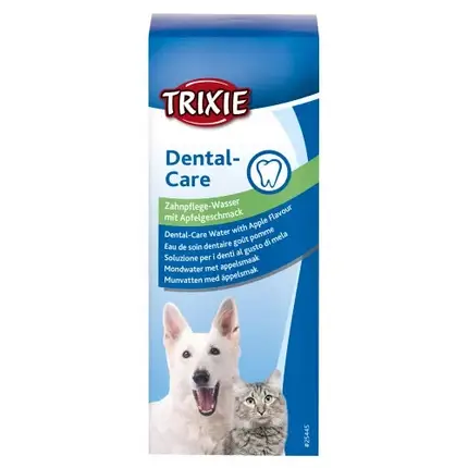 Гігієнічна вода Trixie для порожнини рота для кішок і собак, яблуко, 300 мл, фото 2