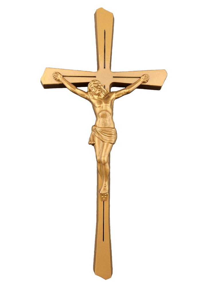 Хрест з розп'яттям для пам'ятника, 29х13,5 см., арт.: 8011510