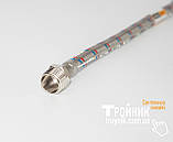 Шланг нержавіючий 1/2 ЗВ 1,5 м EPDM ASCO Armatura, фото 5