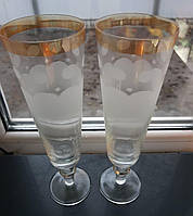 Шампанки бокалы для шампанского 4 шт (б/у)