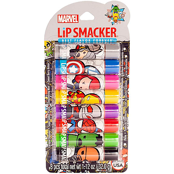 Бальзами для губ Lip Smacker Marvel Avenger Party Pack 8 шт х 4 г