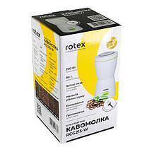 Кавомолка Rotex RСG215-W 200 Вт біла ID 4221466, фото 4