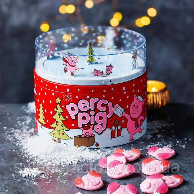 Музична коробка M&S Musical Tin Percy Pig on Ice 500 g, фото 1