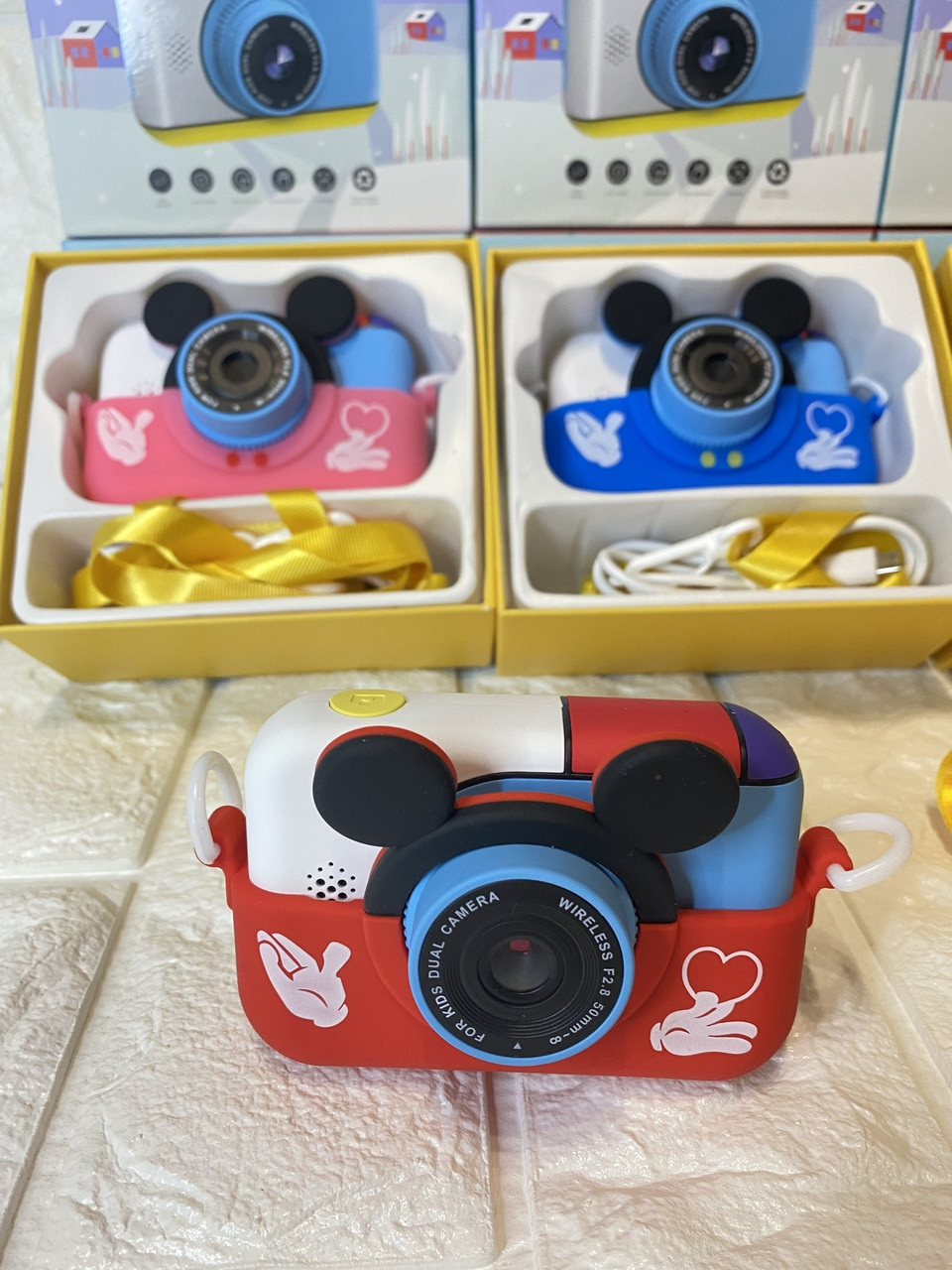 Детский цифровой фотоаппарат 2 камеры Baby Photo Camera Mickey Mouse - фото 1 - id-p1538767589