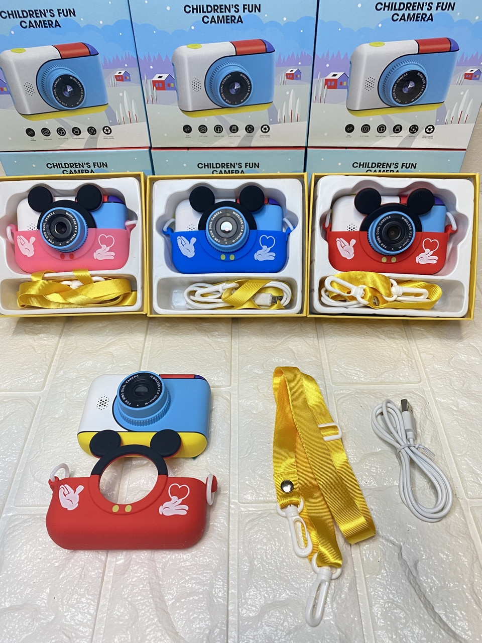 Детский цифровой фотоаппарат 2 камеры Baby Photo Camera Mickey Mouse - фото 2 - id-p1538767589
