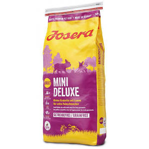 Корм Йозера Міні Делюкс Josera Mini Deluxe беззерновой корм для дрібних порід собак з ягням 15 кг