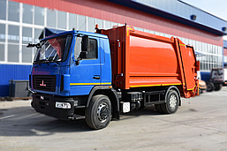 Сміттєвоз 10 м3 із заднім механічним завантаженням на шасі МАЗ-5434, фото 3