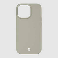 Чехол для iPhone 13 Momax Silicone Case Magnetic (Бежевый)