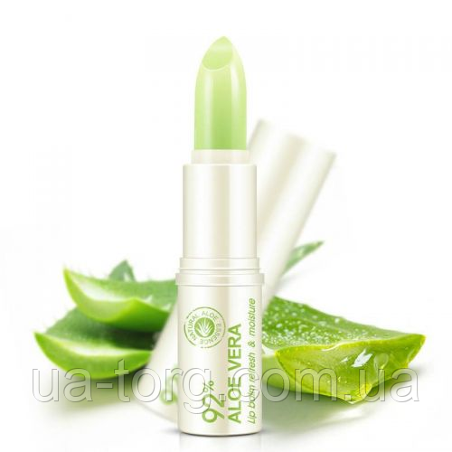 Бальзам для губ BIOAQUA Aloe Vera 92% Refresh & Moisture Aloe Moisturizing Repair Lip Balm 4 г