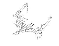Фаркоп Renault Master III 2010- (спарка, бампер с подножкой)