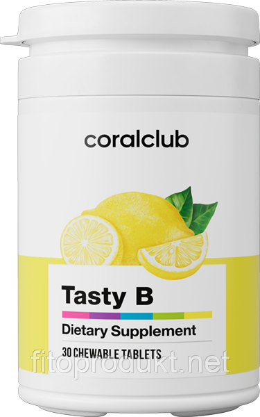 Тэйсти Бі /Tasty B зі смаком лайма набір вітамінів групи В 30 табл, фото 1