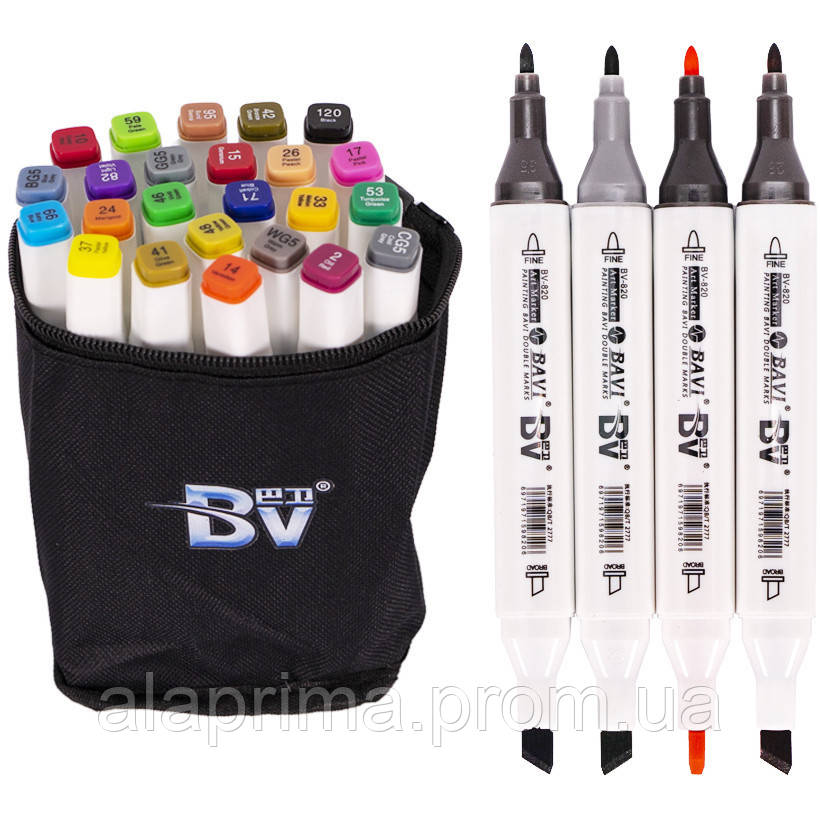 Н-р sketch marker 24кол. сумка BV800-24