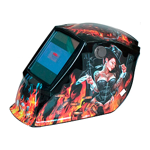 Зварювальна маска хамелеон Мінськ АМС-10000 (3 регулювання, 4 датчика)