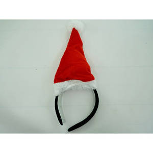 Обруч новорічний (Шапка Діда Мороза) AL157-18