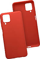 Матовый чехол OneShot Samsung Galaxy M32 M325 (силиконовая накладка) Красный