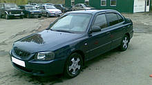 Ветровики Hyundai Accent II Sd 1999-2005 VL Tuning