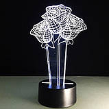 3D Світильник Троянди, Ідеї подарунків жінці на день народження, Ідеї подарунків чоловікові, фото 7