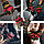 Рукавички для фітнесу чоловічі Tavialo Black-Red-Yellow розмір M, фото 4