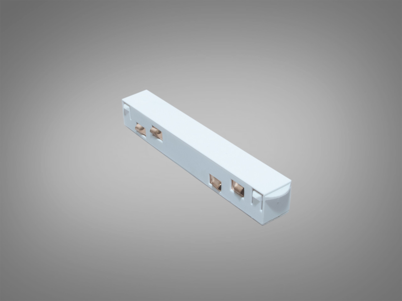 Прямий з'єднувач живлення для магнітної трекової системи QY-STARIGHT-JOINT-WH