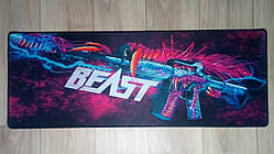 Ігрова поверхня CS:GO-5 BEAST, 800x300x3mm (Килимок для мишки ігровий,SPEED)