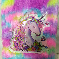 Блокнот хутряний "Єдиноріг" А5 80листів