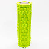 Масажний ролик, валик для масажу спини (йога рол масажер для спини, шиї, ніг) OSPORT 45*14см (MS 1843-2), фото 3