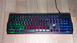 Клавіатура з кольоровою підсвіткою HAVIT HV-KB866L, USB Black, фото 2