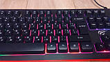 Клавіатура з кольоровою підсвіткою HAVIT HV-KB866L, USB Black, фото 4