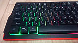 Клавіатура з кольоровою підсвіткою HAVIT HV-KB866L, USB Black, фото 3