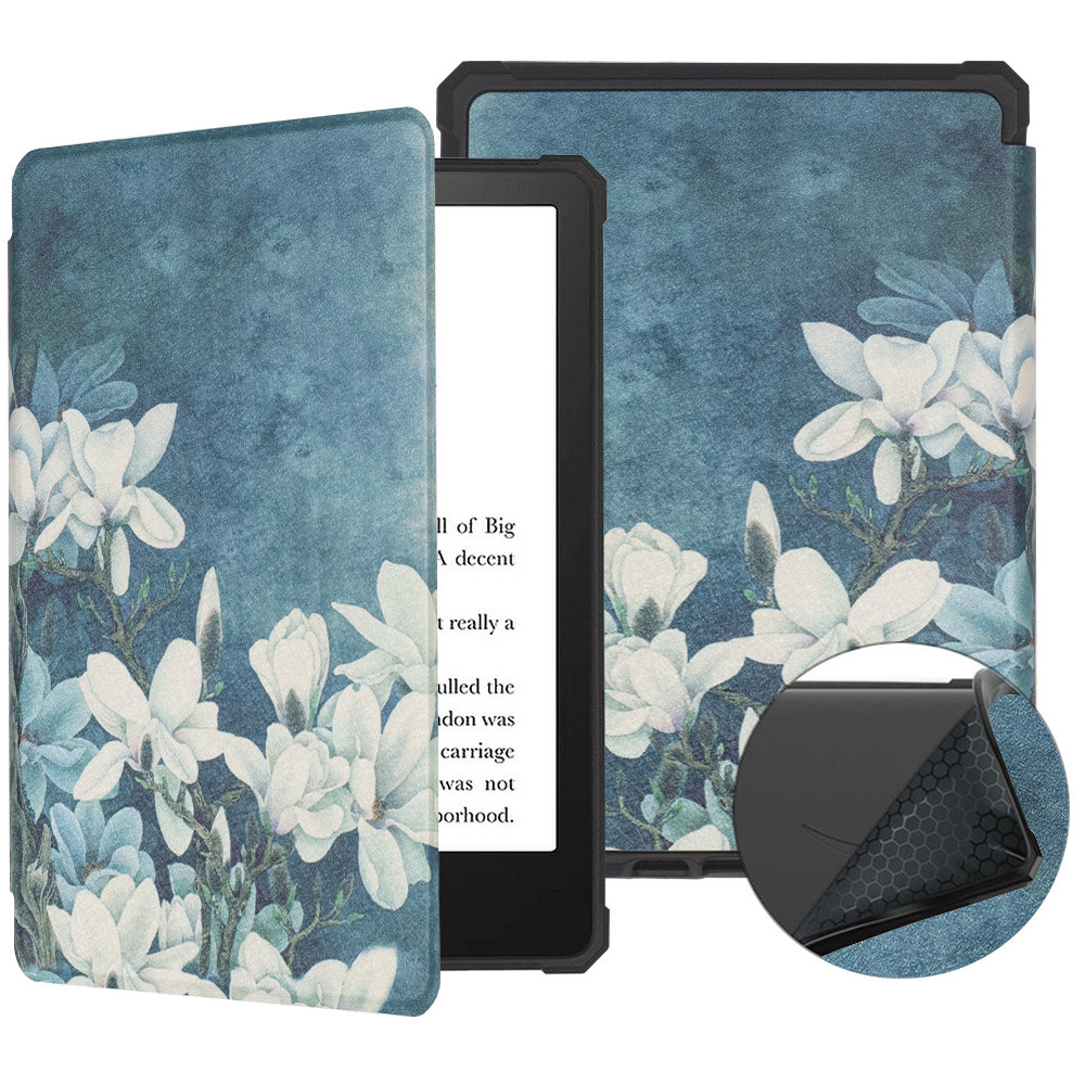 Чехол Galeo TPU Print для Amazon Kindle Paperwhite 11th Gen 6.8" (2021) Magnolia