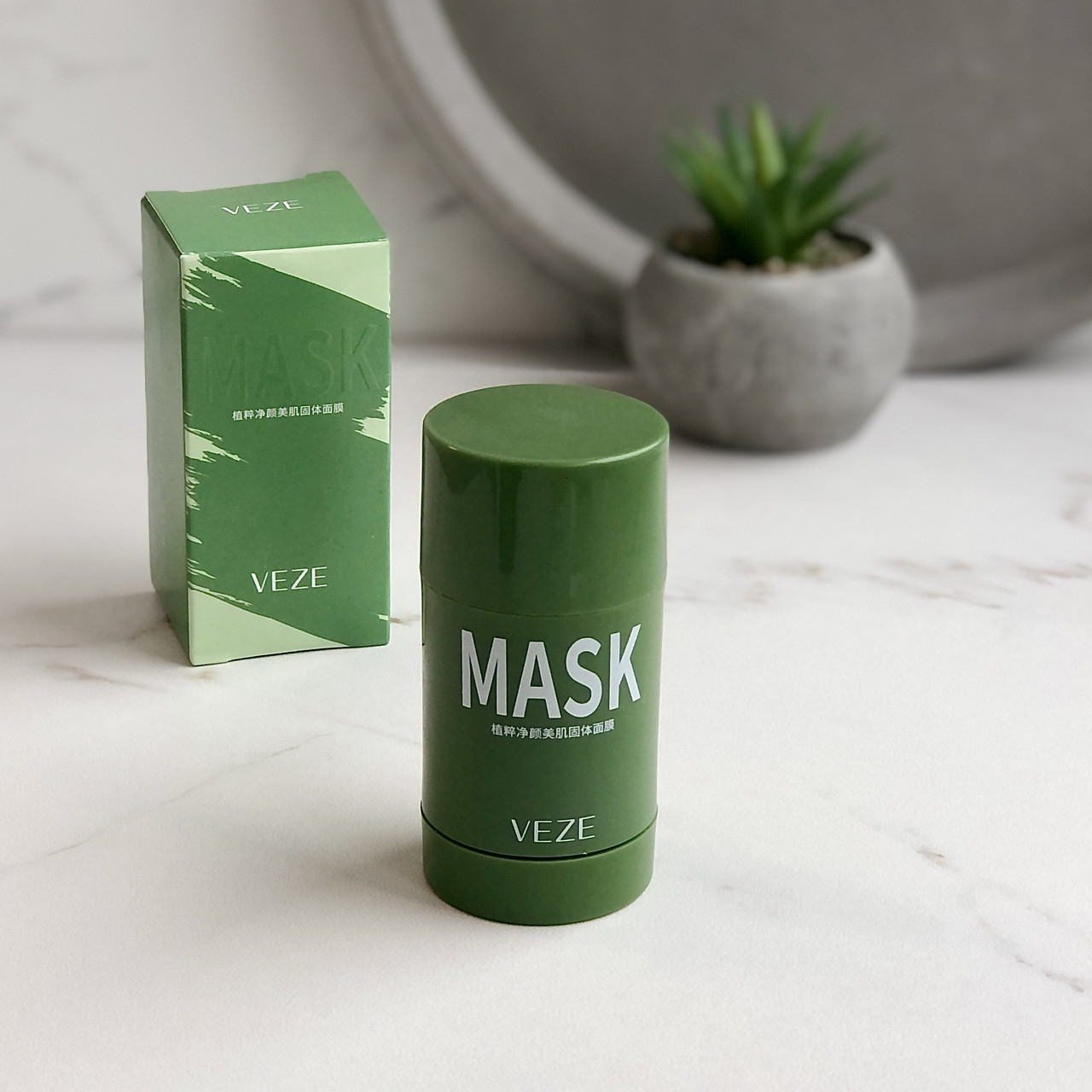 Маска стік для обличча Veze Mud Clean Mask з екстрактом зеленого чаю і центелли азіатської 40 g, фото 1