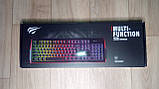 Клавіатура з кольоровою підсвіткою HAVIT HV-KB866L, USB Black, фото 8