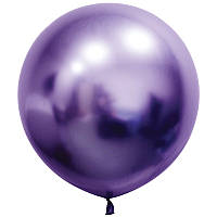 Латексна кулька-гігант Balonevi фіолетова (H10) хром 24" (60 см.) 1шт.
