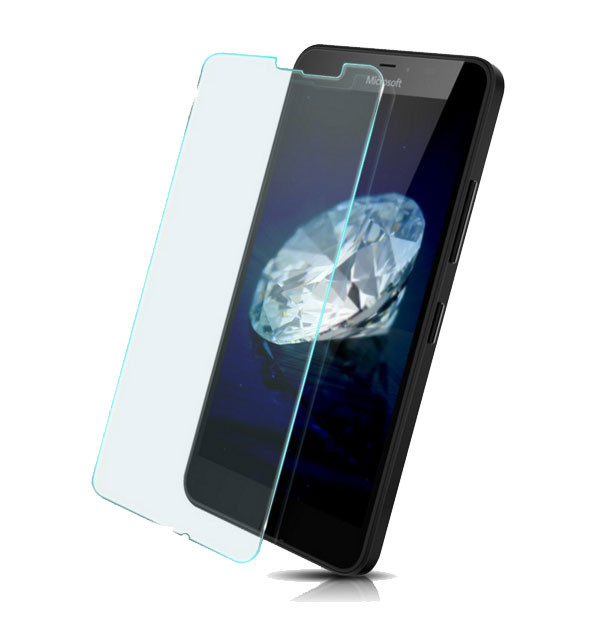 Закаленное защитное стекло для Microsoft Lumia 640 XL - фото 2 - id-p242799564
