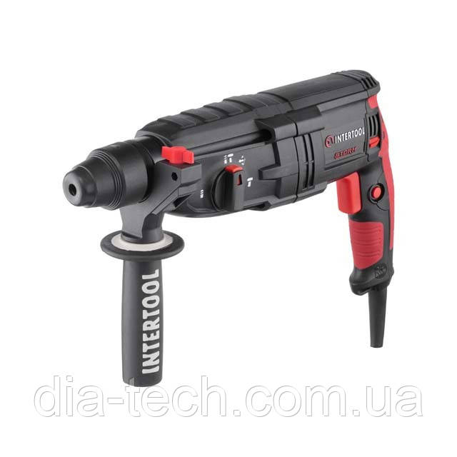 Перфоратор 1000 Вт, 3.2 Дж, 0-1300 об./хв, 0-5100 уд./хв, 3 режими INTERTOOL WT-0170
